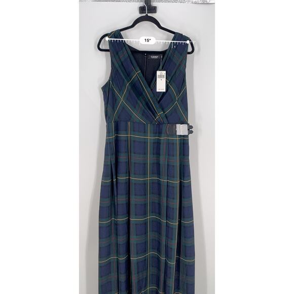 Ralph Lauren Plaid Floorlength Dress (B) - Picture 4 of 8